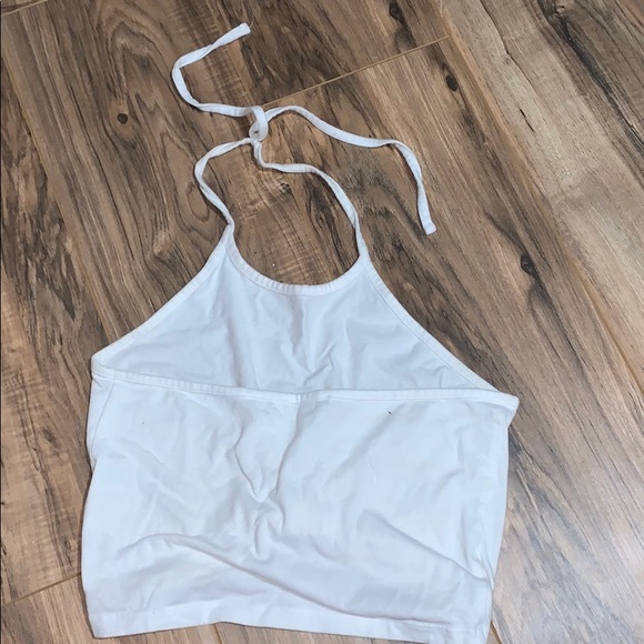 White Halter Top - Picture 2 of 2